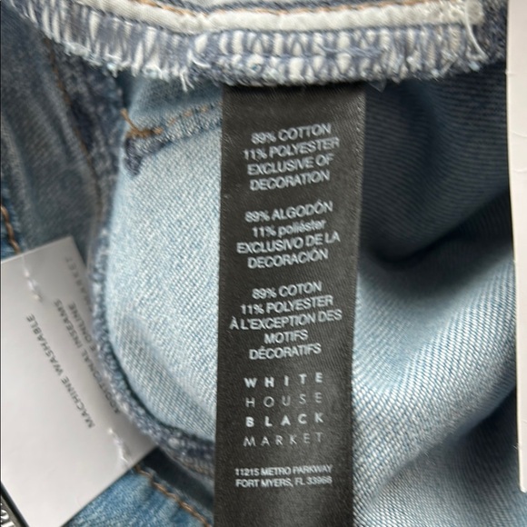 WHBM Floral Embroidered Jeans *host pick* - Picture 7 of 9